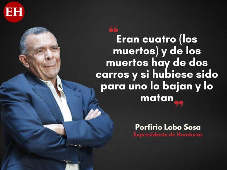 Las frases de Porfirio Lobo Sosa tras enterarse del asesinato de su hijo