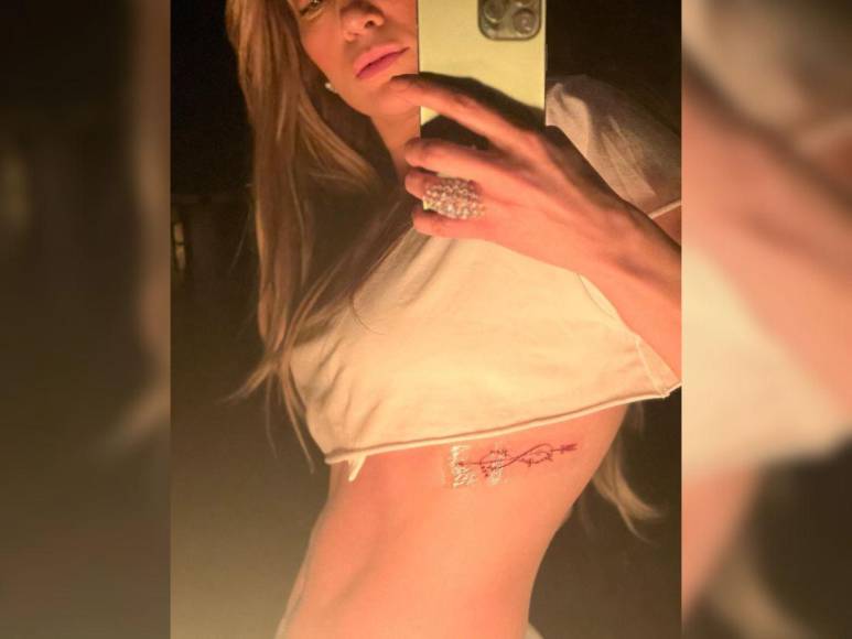 Jennifer López se habría removido el tatuaje de Bennifer