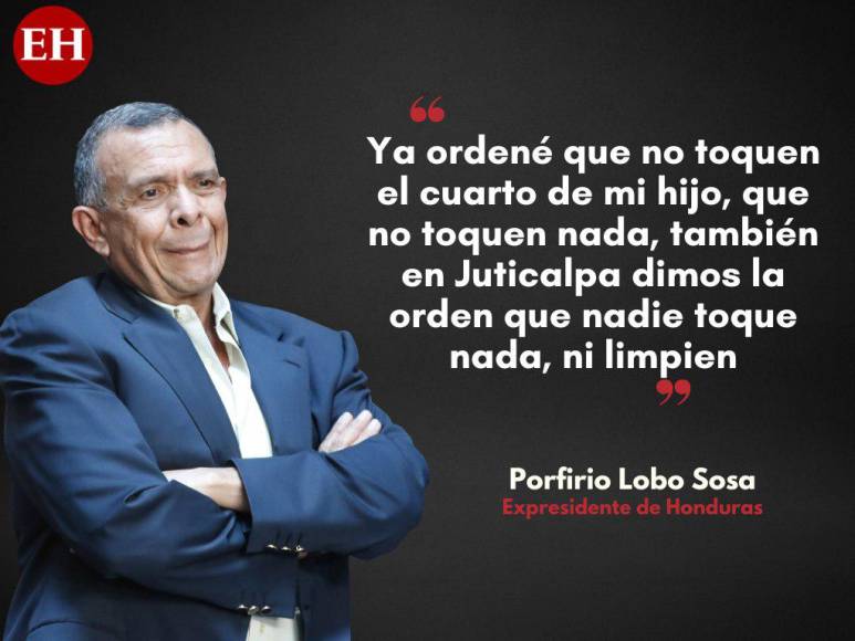 Las frases de Porfirio Lobo Sosa tras enterarse del asesinato de su hijo