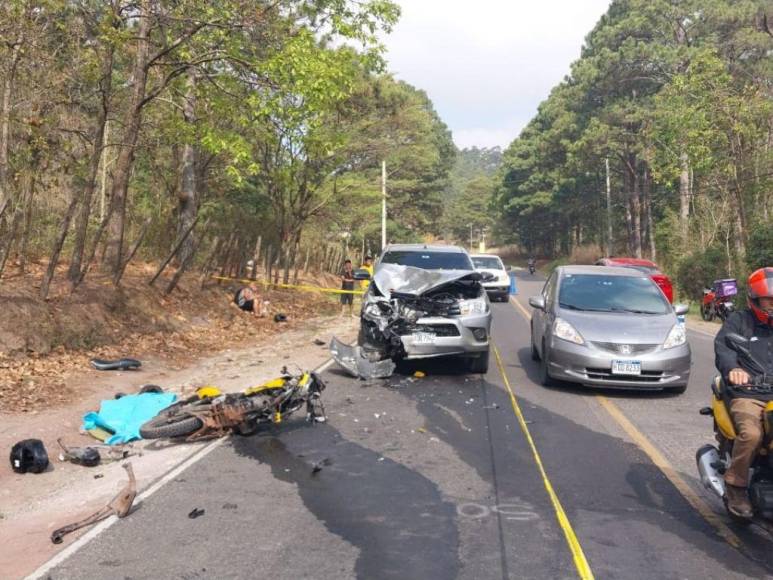 Las imágenes del aparatoso accidente que dejó una pareja muerta en carretera a Santa Lucía