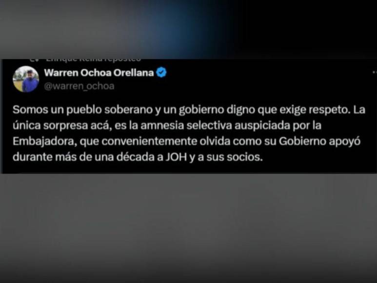 Las frases de Laura Dogu sobre reunión de funcionarios hondureños con Padrino