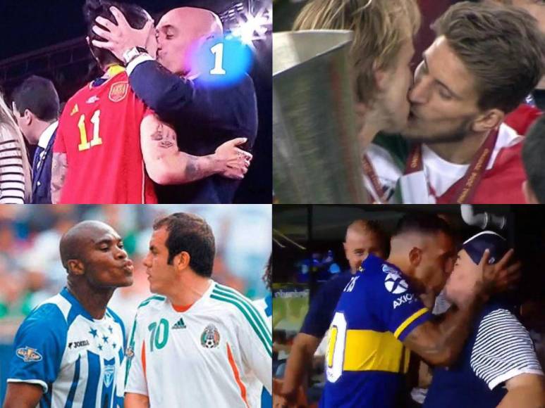 ¡Con hondureños en la lista! Los besos más famosos y polémicos en el fútbol