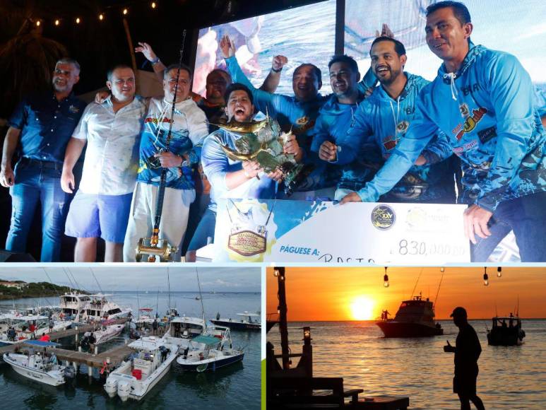 Torneo Internacional de Pesca cautivó a Roatán con reñida competencia