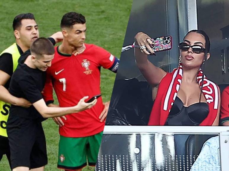 Cristiano Ronaldo saca su furia con un aficionado y así fue vista Georgina Rodríguez