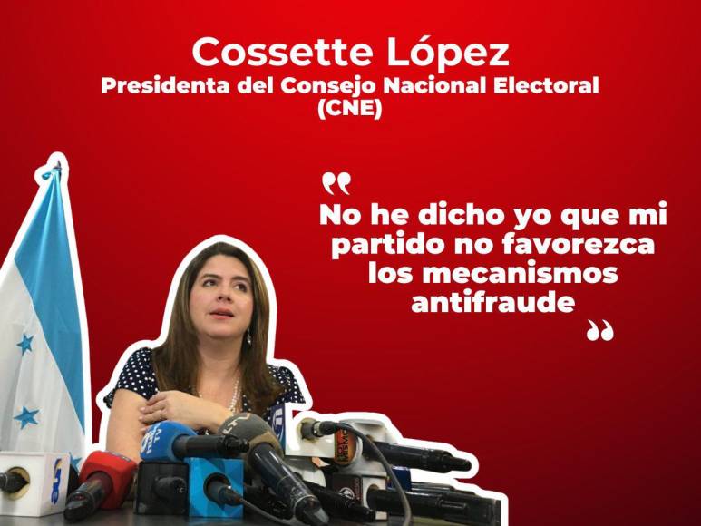 Las frases de Cossette López tras asumir presidencia del CNE