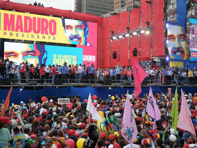 Así se vivió el cierre de campaña presidencial en Venezuela