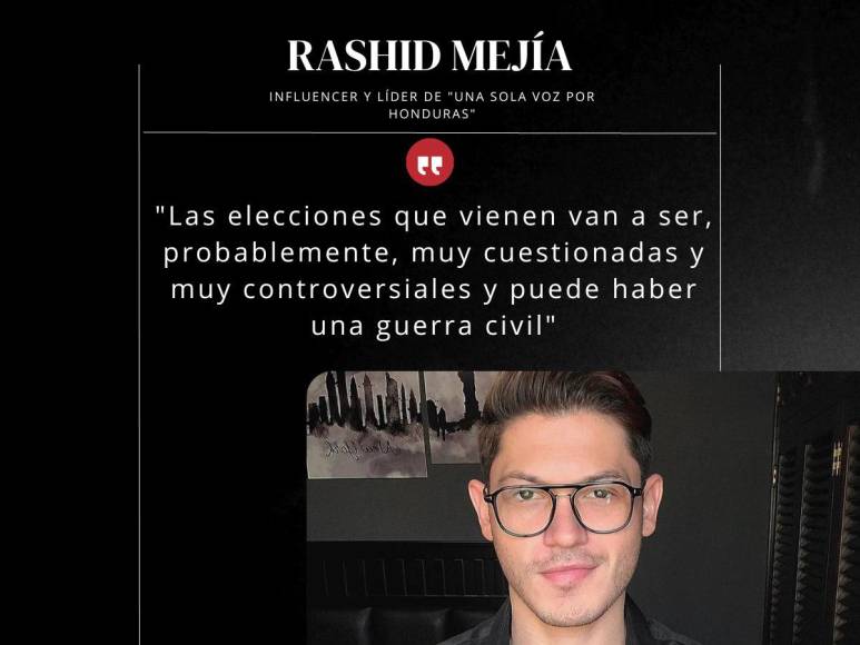 “Hay paramilitares venezolanos, cubanos y nicaragüenses en Honduras”: Frases de Rashid Mejía tras agresiones