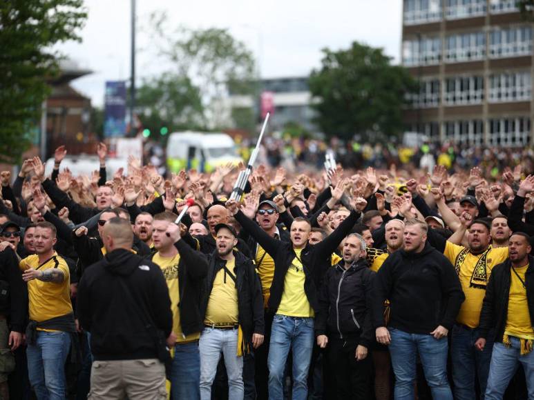 Invitados especiales y locura en la grada: ambiente en Wembley para la final de Champions