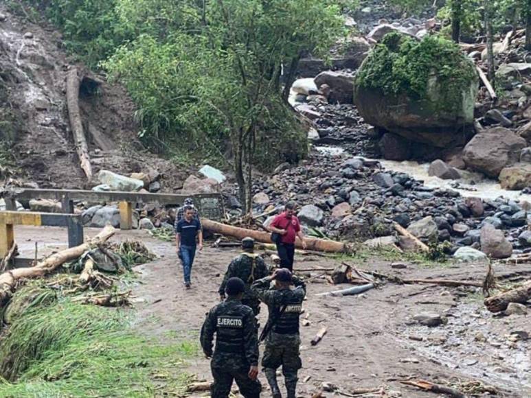 Muerte, personas soterradas y destrucción: lluvias provocan caos en Intibucá