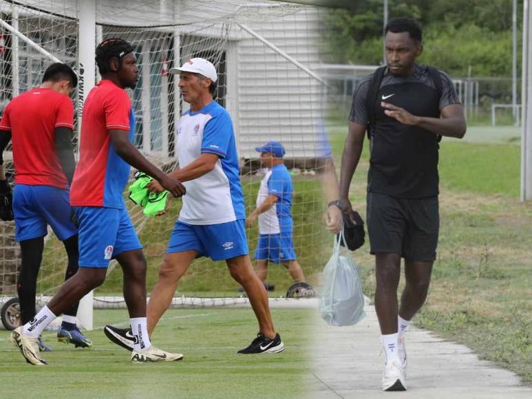 Así fue el regreso de Alberth Elis a entrenamientos del Olimpia