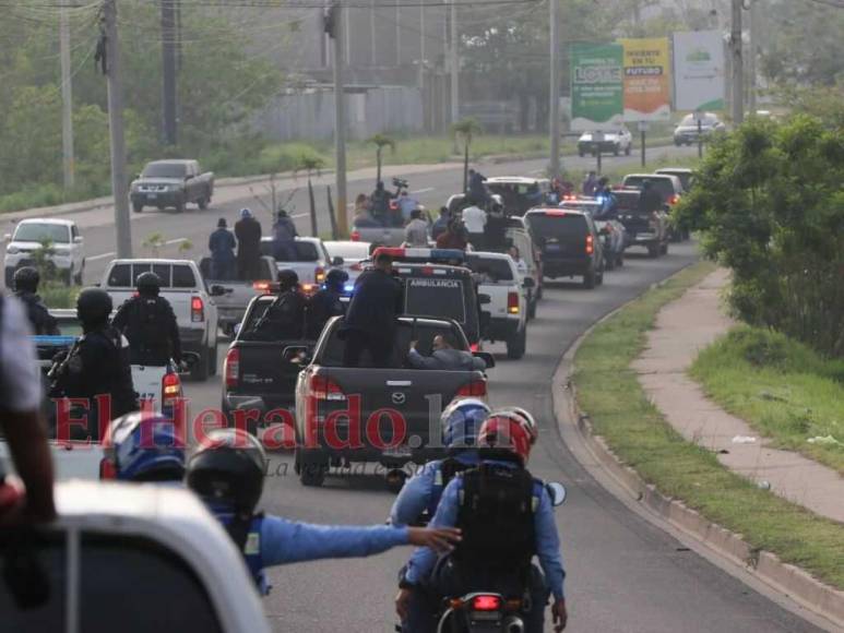 Por aire y tierra: así fue el traslado de ‘El Tigre’ Bonilla hacia la Base Hernán Acosta Mejía