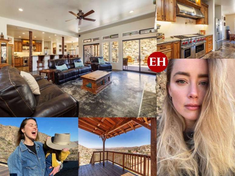 Así es la lujosa mansión que Amber Heard compró en zona desértica de California (FOTOS)