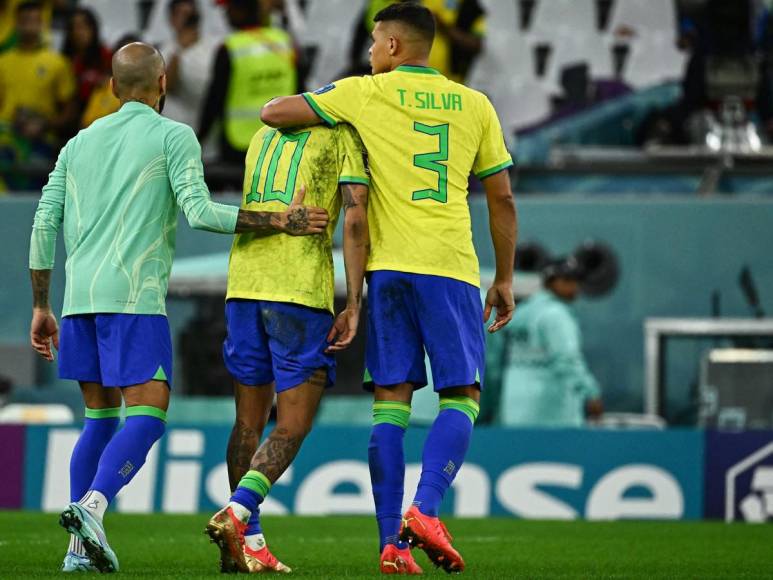 El dolor de Neymar tras la derrota de Brasil ante Croacia