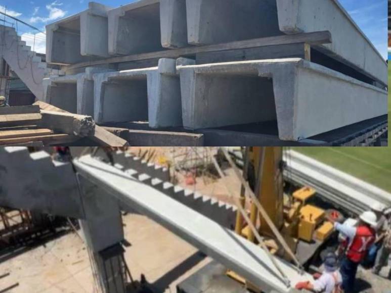 Comienzan a instalar las graderías en el estadio Nacional de Tegucigalpa