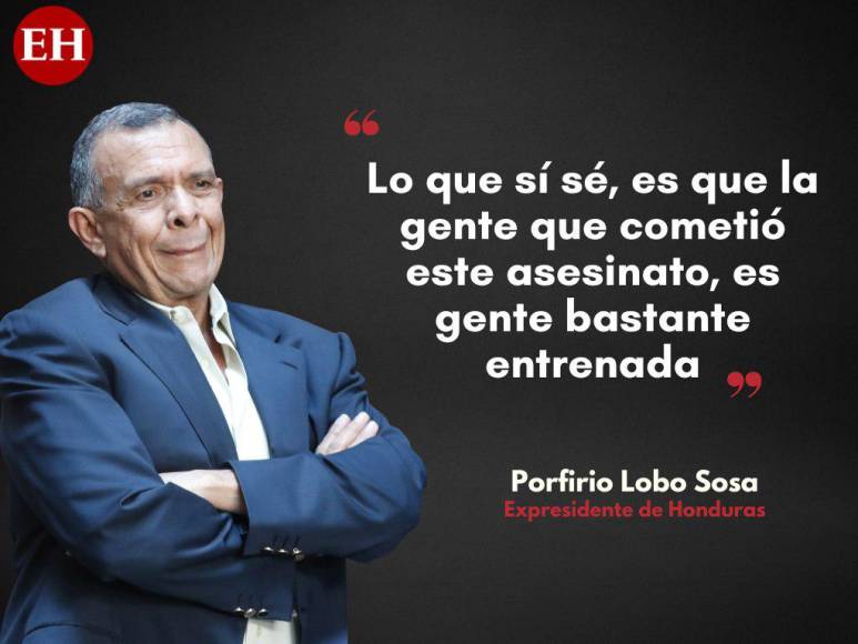 Las frases de Porfirio Lobo Sosa tras enterarse del asesinato de su hijo