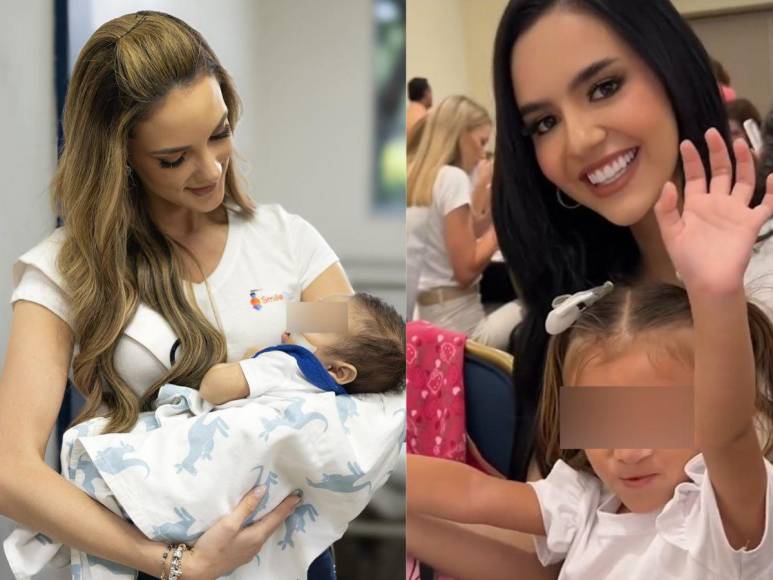 Candidatas de Miss Universo enternecen las redes con su visita a niños