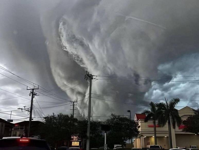 Apocalíptico y destructor: Así fue el tornado que azotó aeropuerto de North Perry en Florida