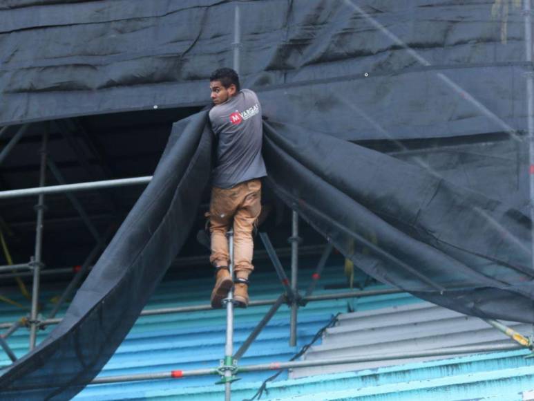 Así avanzan los preparativos en el Estadio Nacional y el cerro Juana Laínez para este 15 de septiembre