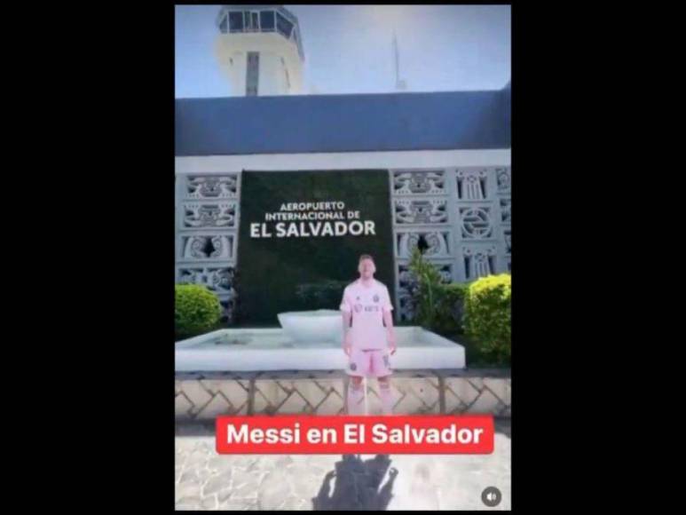 Messi ya está en El Salvador junto a Ruiz, Suárez y Busquets del Inter Miami