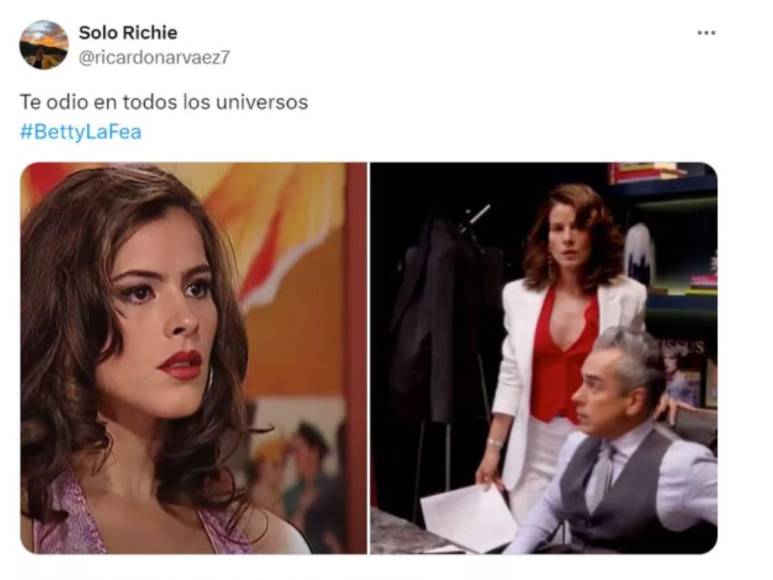 Los memes que dejó el estreno de “Betty, la fea: la historia continúa”