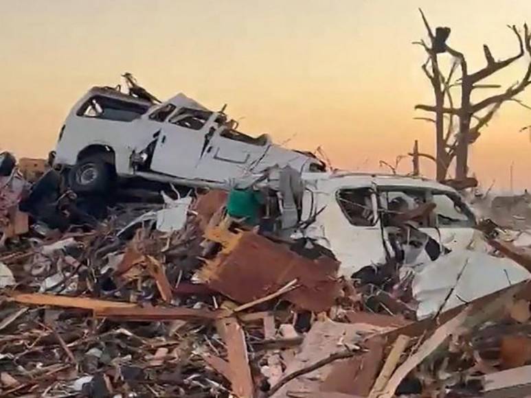 Impactantes fotos que muestran la destrucción causada por tornados en Misisipi