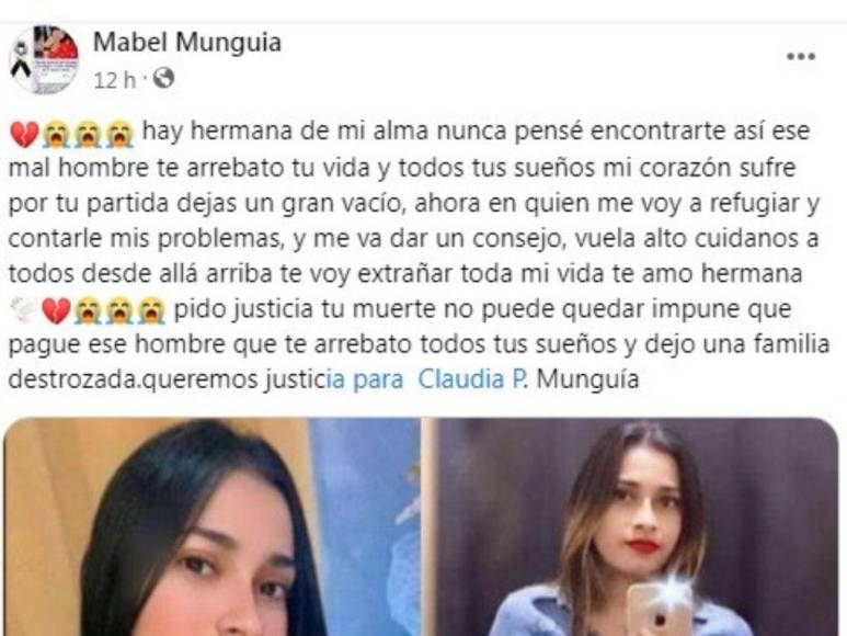 Asesino despistaba a familiares con extraños mensajes: los últimos detalles sobre la muerte de Claudia Munguía en La Ceiba