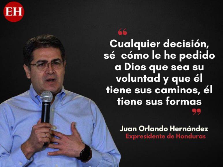 Las frases de JOH por su extradición: ‘Que nadie viva lo que mi familia y yo estamos viviendo‘