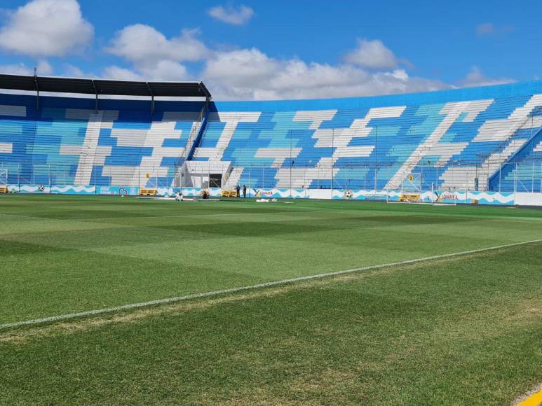 Olimpia-Motagua: preparativos del estadio y la Policía Nacional