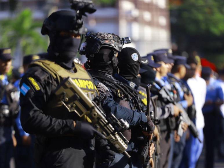 Así fue el desfile de policías y militares durante la celebración de la Independencia de Honduras