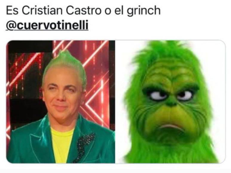 Los graciosos memes que desató el cambio de look de Cristian Castro