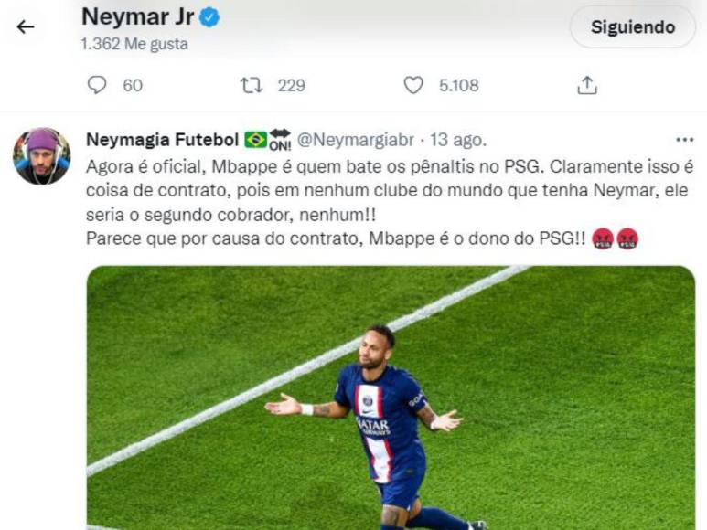 ¿No se soportan? ¿Ya no pueden estar juntos? La polémica entre Neymar y Mbappé