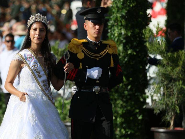 Así fue el desfile de policías y militares durante la celebración de la Independencia de Honduras