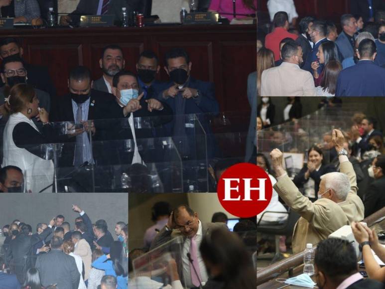 Sin debate, a “silbatazos” y con polémica: Congreso Nacional deroga decreto 100-2021 (Fotos)