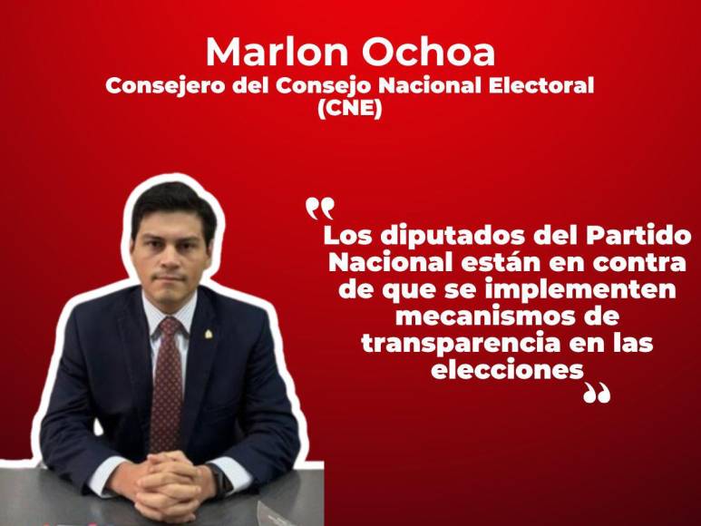 Frases de Marlon Ochoa al conocer que no presidirá el CNE en ningún proceso electoral