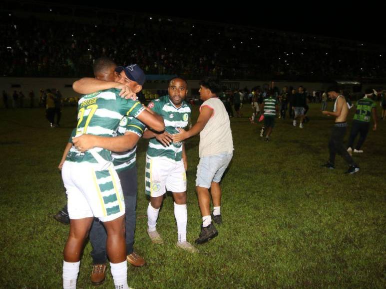 Así celebró el triunfo Juticalpa FC tras ascender a primer a división