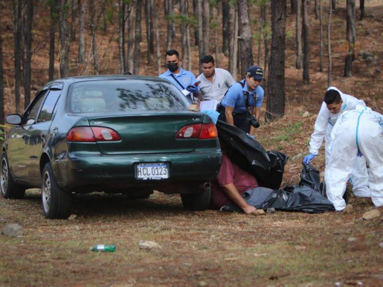 Familiares levantaron el cuerpo de hombre asesinado en la CA-5: fotos de la escena del crimen