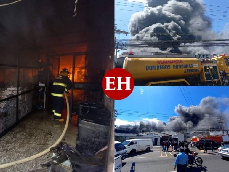 Pérdidas millonarias y estructuras colapsadas deja voraz incendio en la capital de Honduras