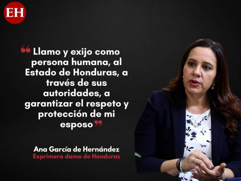 Ana García tras captura de JOH: La detención de mi esposo se realizó “bajo acciones degradantes e inhumanas”