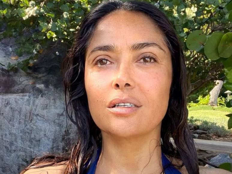 Salma Hayek niega uso de bótox; a sus 56 años revela sus secretos de belleza