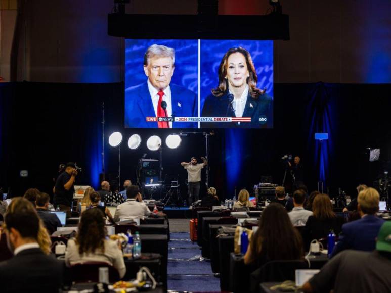 Entre acusaciones y propuestas se desarrolló el debate entre Trump y Harris