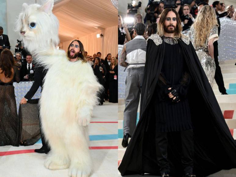 ”¿Quién es este?”: Jared Leto se robó las miradas en la Met Gala