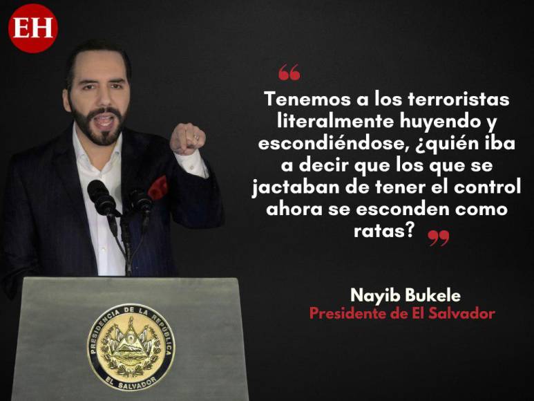 Las advertencias de Nayib Bukele a los pandilleros en El Salvador