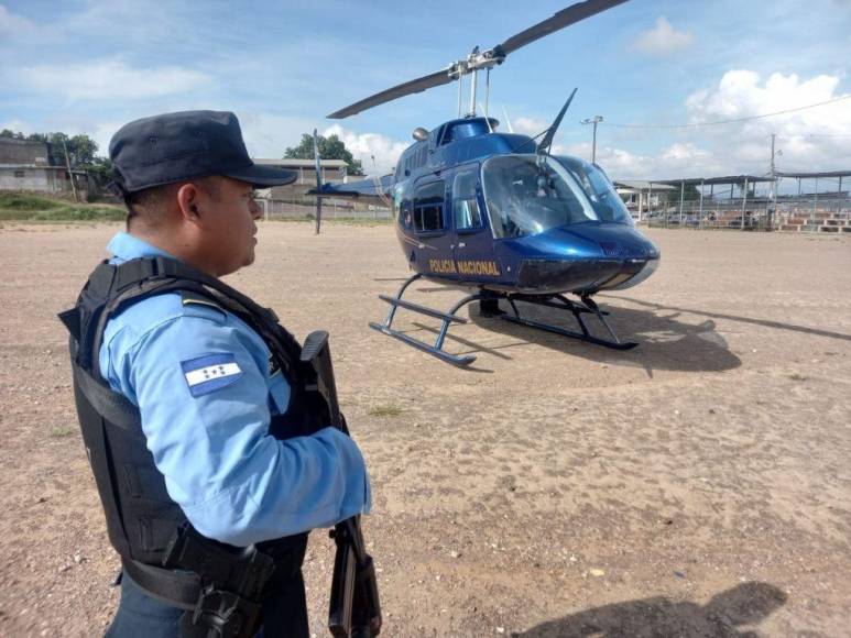 Arrestos, decomisos y operaciones por aire, así es la intervención de la Policía en la colonia Villa Nueva