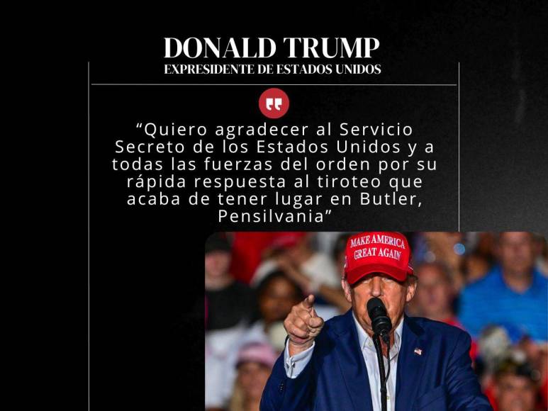 Las frases de Donald Trump tras el atentado en su contra en Pensilvania