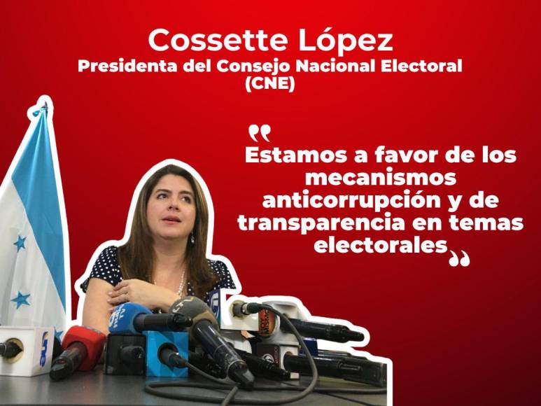 Las frases de Cossette López tras asumir presidencia del CNE