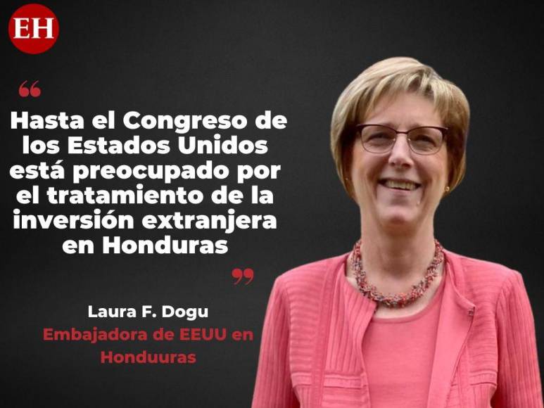 Las frases de la embajadora Laura Dogu sobre Honduras y la preocupación de EEUU