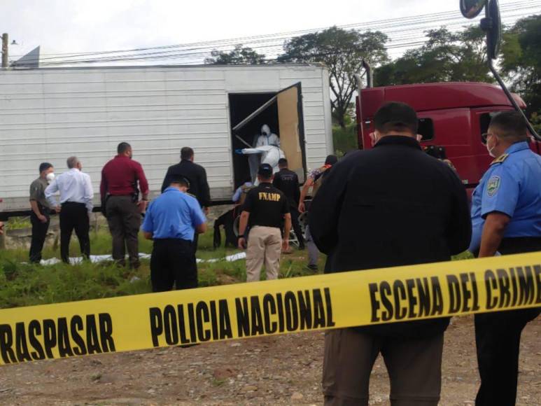 Tres detenidos y cientos de paquetes de droga: lo que se sabe de incautación de cabezal en Comayagua