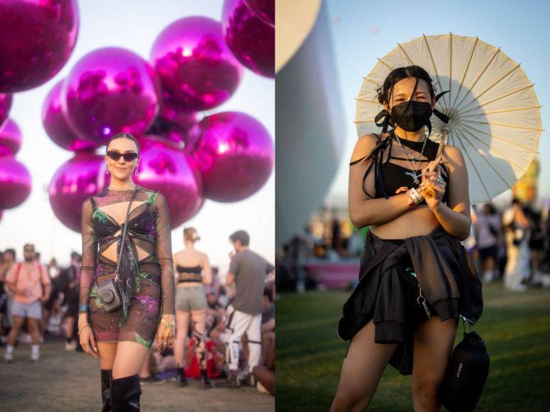 Coloridos y alocados looks se lucen en Coachella 2023