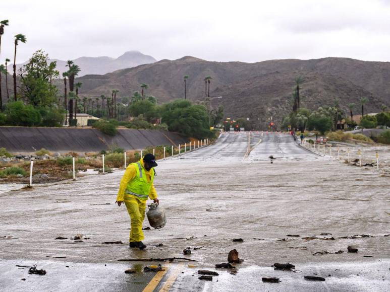 Los estragos que dejó Hilary en su paso por California