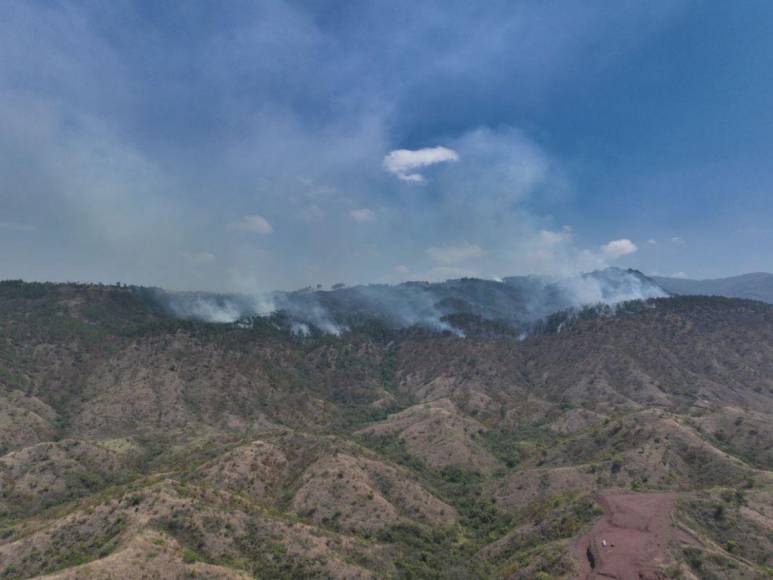 En imágenes: así luce la capital luego del pavoroso incendio forestal que estremeció el cerro El Trigo